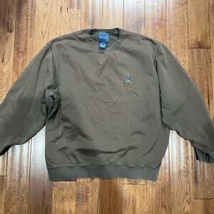 Façonnable Men's Crew Neck Sweatshirt Brown, Size L